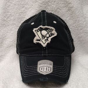 Old Time Hockey Pittsburgh Penguins Trucker Velcroback Hat - New